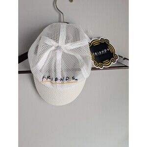 Friends Hat Snapback Mesh Trucker Hat White One Size Adjustable New With Tags